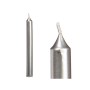 Candle Set 2 x 2 x 20 cm Silver (12 Units)