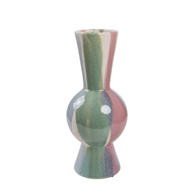 Vase Romimex Multicouleur Céramique 24,5 x 3 x 33,5 cm