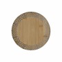 Table Mat DKD Home Decor Black Natural Bamboo 20 x 20 x 1 cm