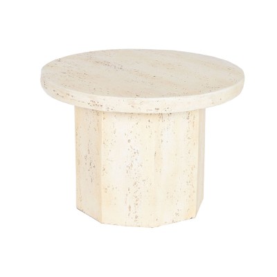 Petite Table d'Appoint Home ESPRIT Beige Magnésium 60 x 60 x 41,9 cm