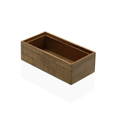 Boîte Multiusage Versa Bambou Acacia 7,7 x 5,1 x 12,2 cm Petit