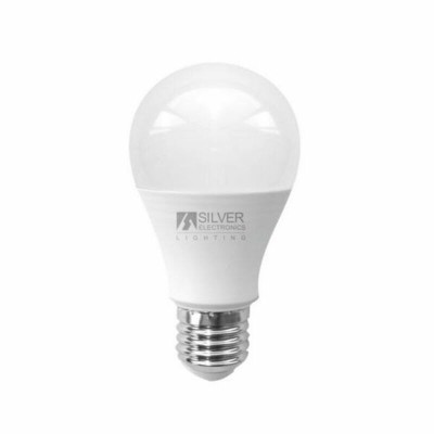 Spherical LED Light Bulb Silver Electronics ECO E27 15W White light