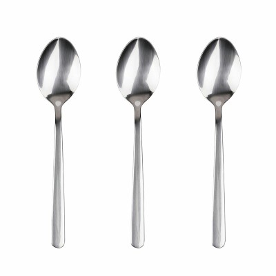 Set of Spoons San Ignacio Earth SG7777 Shine Stainless steel 3 Units