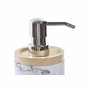 Soap Dispenser DKD Home Decor Marble White Natural Resin Natural rubber Plastic