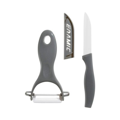 Peeler Knife 5five Simply Smart Grey Ceramic 17,5 cm