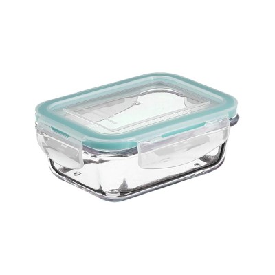 Lunch box 5five Simply Smart Blue Transparent Crystal 540 ml 16,3 x 11,5 x 5,5 cm Rectangular