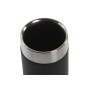 Toothbrush Holder DKD Home Decor Black Silver Resin Stainless steel 7 x 7 x 10,5 cm (12 Units)