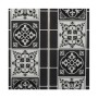 Stickers Atmosphera Ornamental Tile Black 2 Units (30,5 x 25 x 0,3 cm)