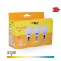 Lot de 3 ampoules LED EDM G 5 W E14 400 lm Ø 4,5 x 8 cm (3200 K)