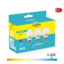 Lot de 3 ampoules LED EDM G 5 W E14 400 lm Ø 4,5 x 8 cm (6400 K)