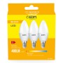 Lot de 3 ampoules LED EDM G 5 W E14 400 lm Ø 3,6 x 10 cm (3200 K)