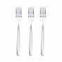 Set of Dessert Forks San Ignacio Root SG7780 Matt 3 Units