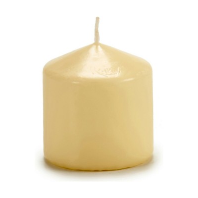 Bougie Crème Cire (7 x 7,8 x 7 cm) (4 Unités)