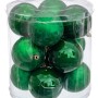 Boules de Noël Vert Plastique 8 x 8 x 8 cm (12 Unités)