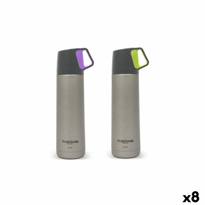 Thermos de Voyage ThermoSport Acier inoxydable Tasse 500 ml (8 Unités)