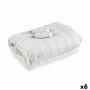 Chauffe-matelas Électrique Double Blanc Polyester 140 x 1 x 160 cm (6 Unités)