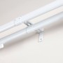 Support pour rail de rideau Stor Planet Cintacor Central Blanc