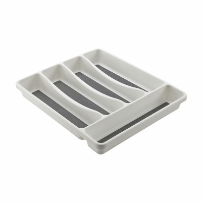 Range-couverts Mondex Space System polypropylène 33 x 29,3 x 4,5 cm Blanc