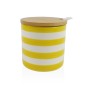 Sugar Bowl Versa Yellow Ceramic Dolomite 8 x 8 x 8 cm Stripes Circular