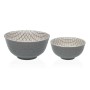 Snack Bowl Versa Grey Ceramic Porcelain 16 x 7,7 x 16 cm