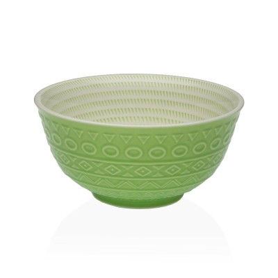 Bol pour Apéritifs Versa Vert Céramique Porcelaine 16 x 7,7 x 16 cm