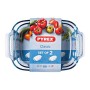 Set of Oven Dishes Pyrex Classic Transparent Glass (2 pcs)