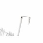 Door Coat Rack DKD Home Decor Silver Metal Plastic 34 x 17 x 9 cm