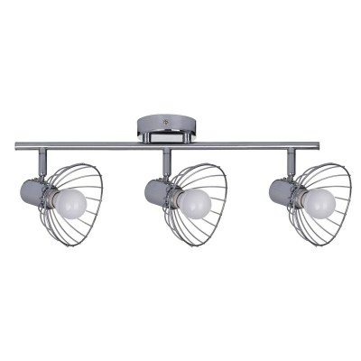 Ceiling Light Activejet AJE-GIZEL 3P Silver Metal 40 W