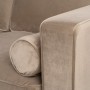 Sofa 172 x 89 x 91 cm Champagne Synthetic Fabric Wood Velvet