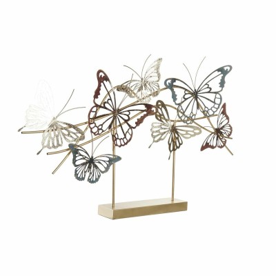 Decorative Figure DKD Home Decor Multicolour Golden Butterflies 87 x 9 x 53 cm