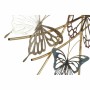 Figurine Décorative DKD Home Decor Multicouleur Doré Papillons 87 x 9 x 53 cm