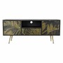 Buffet DKD Home Decor Noir Vert Métal Sapin Bois MDF 140 x 40 x 58 cm