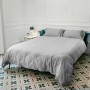 Housse de Couette Naturals Tencel Gris Lit 2 persones 220 x 220 cm