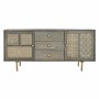 Buffet DKD Home Decor Gris Naturel Bois de manguier Bois MDF 160 x 40 x 75 cm