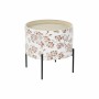 Console DKD Home Decor Blanc Noir Métal Bois MDF 38 x 38 x 39 cm