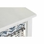 Chest of drawers DKD Home Decor Blue White wicker Paolownia wood 40 x 29 x 59 cm