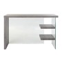 Desk DKD Home Decor Grey Transparent Crystal MDF Wood 120 x 50 x 76 cm