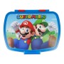 Sandwich Box Super Mario Plastic Red Blue (17 x 5.6 x 13.3 cm)