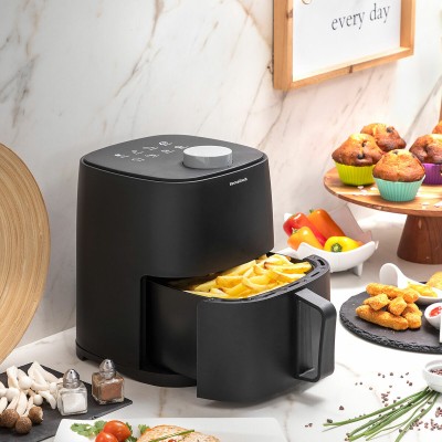 Air Fryer InnovaGoods Black 1200 W 2 L (Refurbished A)