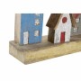 Decorative Figure DKD Home Decor Multicolour Iron Houses (60 x 10 x 24 cm)