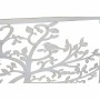 Décoration murale DKD Home Decor 84,5 x 1 x 49 cm Arbre Blanc Cottage (2 Unités)