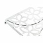 Table Mat DKD Home Decor Silver Metal Plastic 18 x 18 x 1,5 cm