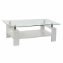 Table d'appoint DKD Home Decor Blanc Bois Métal Verre Plastique 120 x 60 x 42 cm