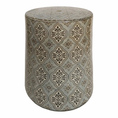 Table d'appoint DKD Home Decor Bleu Beige Bois 32,5 x 32,5 x 42 cm