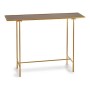 Side table Black Golden Crystal Metal (33 x 77 x 110 cm)