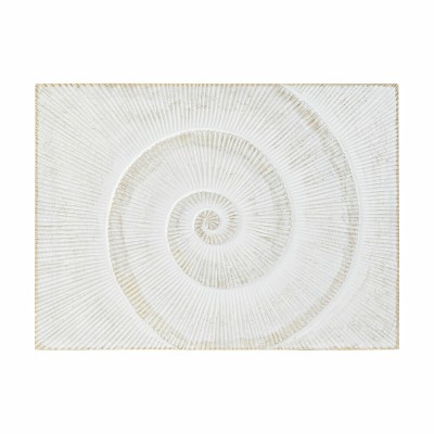 Décoration murale DKD Home Decor Bois MDF Spirales (120 x 3.5 x 90 cm)