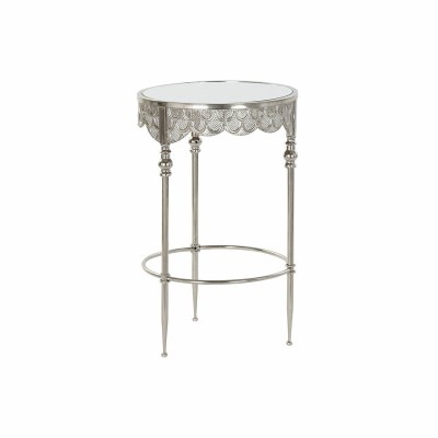 Table d'appoint DKD Home Decor Miroir Argenté Métal (39 x 39 x 61 cm)