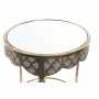 Side table DKD Home Decor Mirror Silver Metal (39 x 39 x 61 cm)