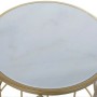 Table d'appoint DKD Home Decor Doré Métal Marbre 42 x 42 x 65,5 cm