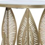 Table d'appoint DKD Home Decor Doré Métal Marbre 42 x 42 x 65,5 cm